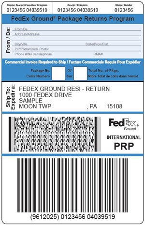 Tool and Case Return Labels