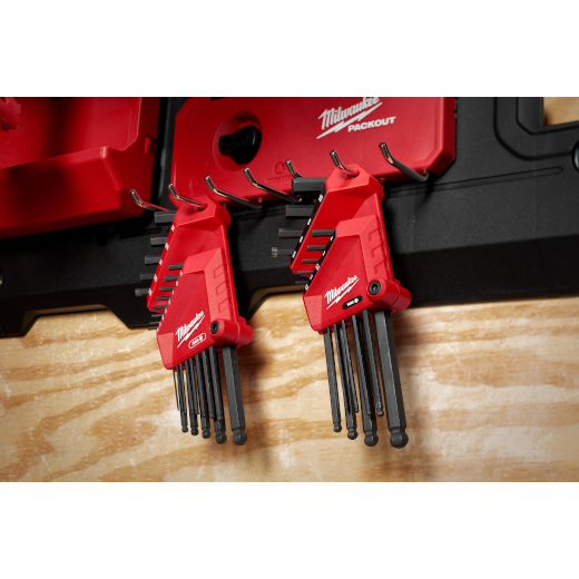 Hex L-Key Set, 22 Pc. SAE & MET
