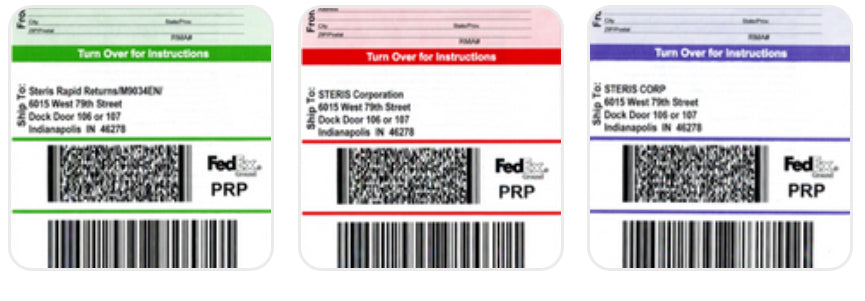 Parts Return Label