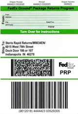 Parts Return Label