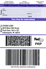 Parts Return Label